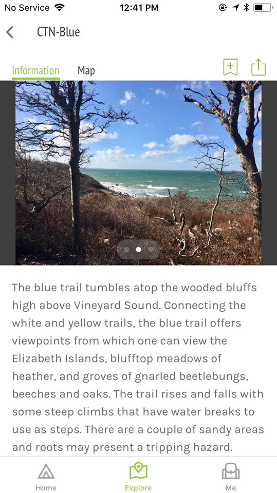Trails MV App Has Real Time Trail Updates To Popular Hikes On Martha's Vineyard