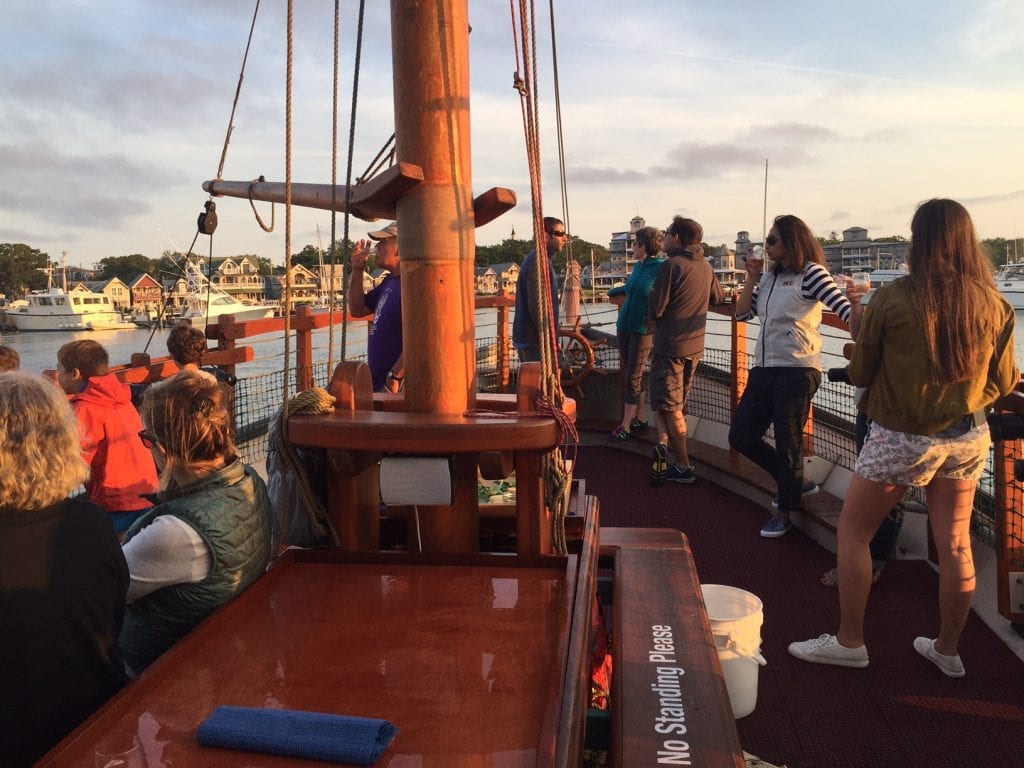 Sunset Sail Martha's Vineyard Aboard Pirate Ship With Oyster Tour Farm Field Sea
