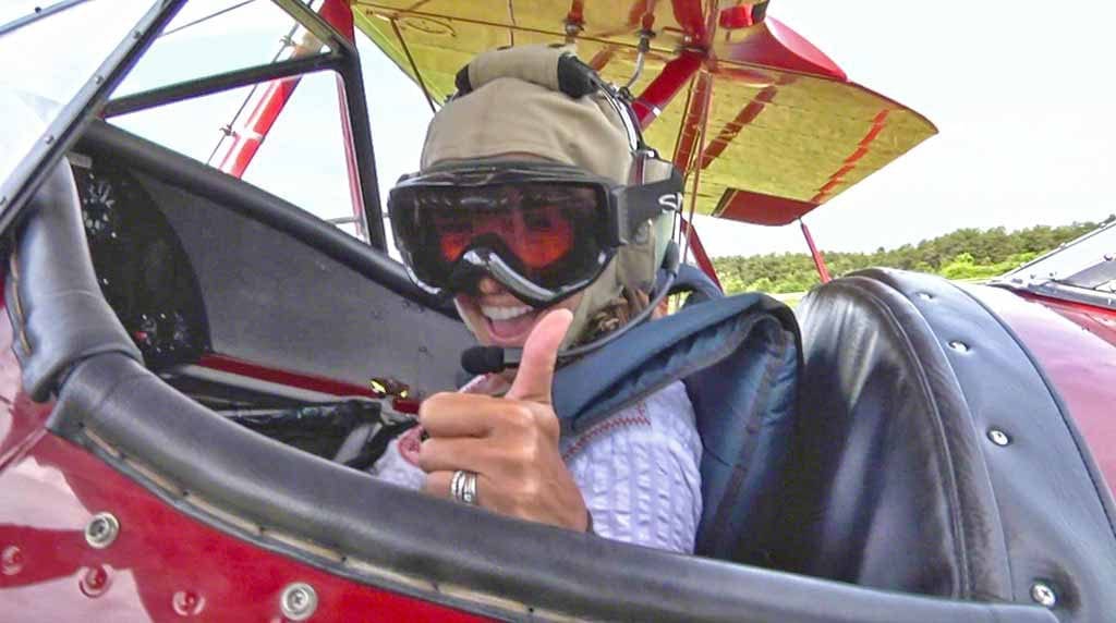 Martha's Vineyard Classic Aviators Biplanes Feature Open Cockpit For Two People