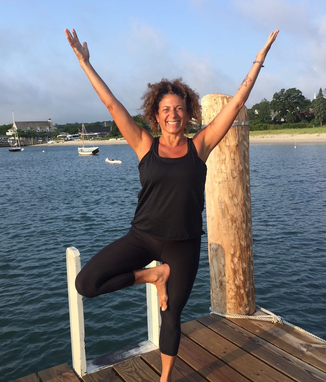 Martha's Vineyard Yoga: Yoga On The Dock Sherry Sidoti Vineyard haven Harbor