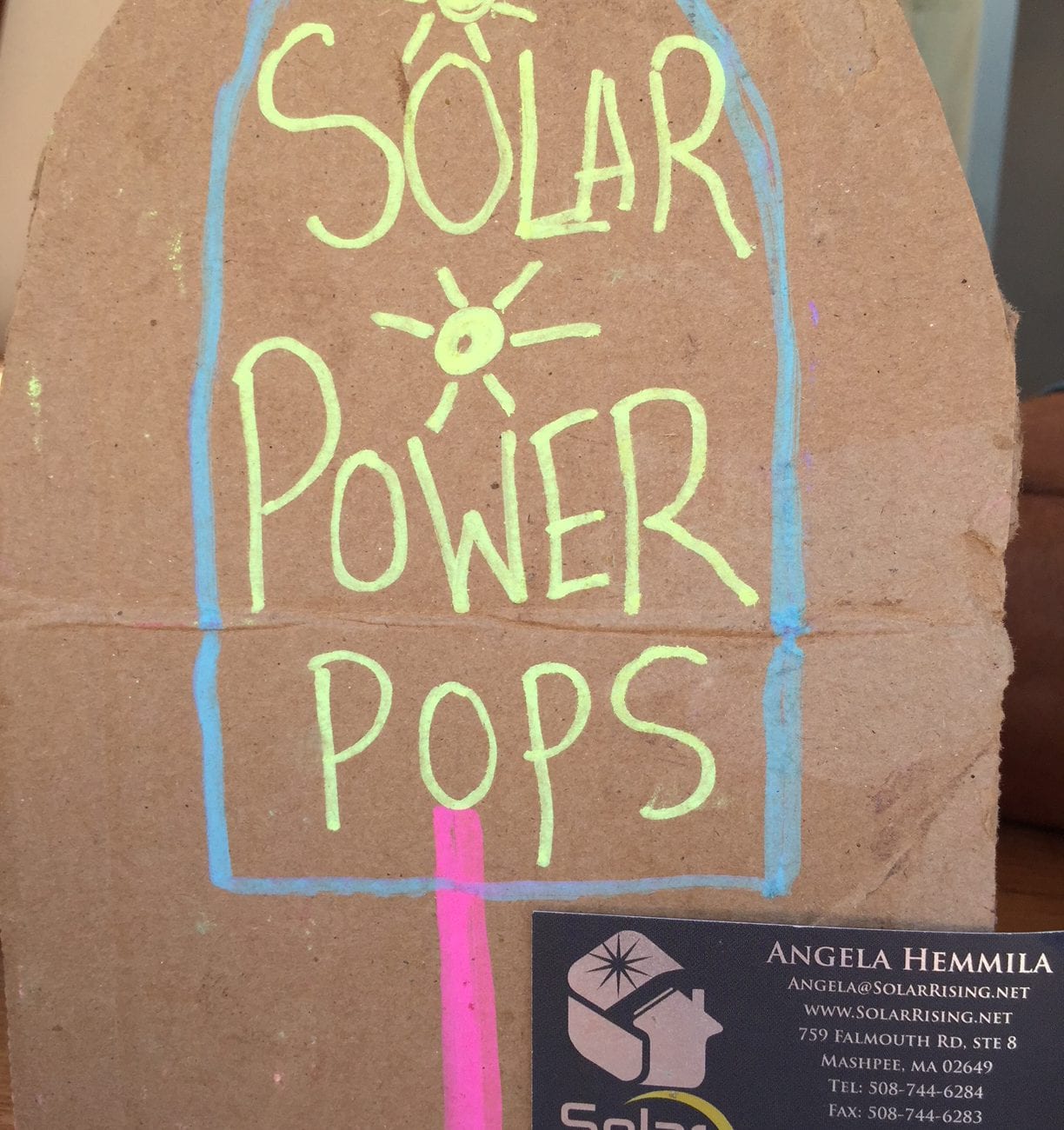 Yommi Superfood Popsicles Martha's Vineyard Food Truck Solar Power