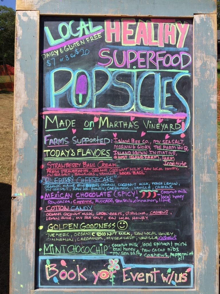 Martha's Vineyard Made Popsicles Superfood Frozen Treats Yommi Frozen Healthy Treats