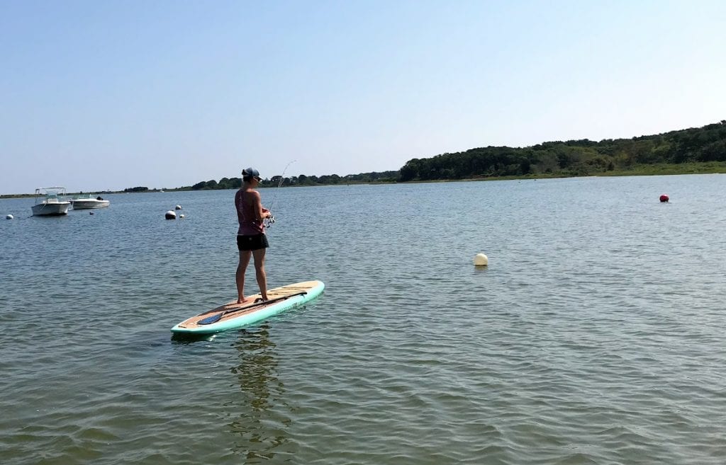 Paddle Board Fishing LUtility Martha's Vineyard