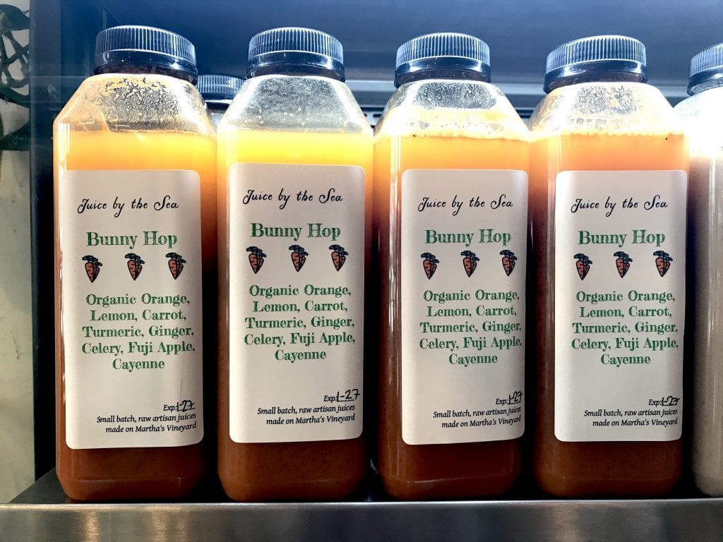Juice By The Sea On Martha's Vineyard - Bunny Hop Juice At Not Your Sugar Mamas