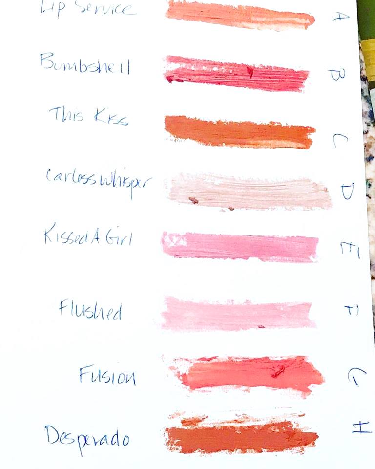 Bluewave Body Company Colors Eye Shadow Lipsticks New Summer Colors