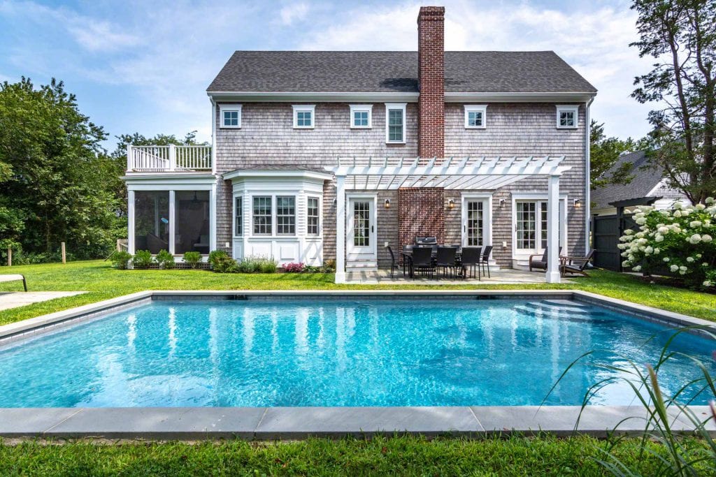 Martha's Vineyard Vacation Rentals With Ferry Tickets - Edgartown Compound With Pool And Carriage House Details