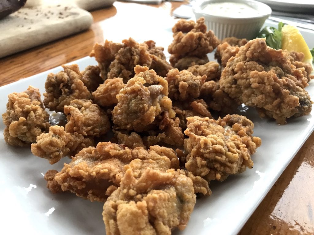 Deep Fried Oysters At Black Dog Tavern Vineyard Haven Martha's Vineyard Dining Out