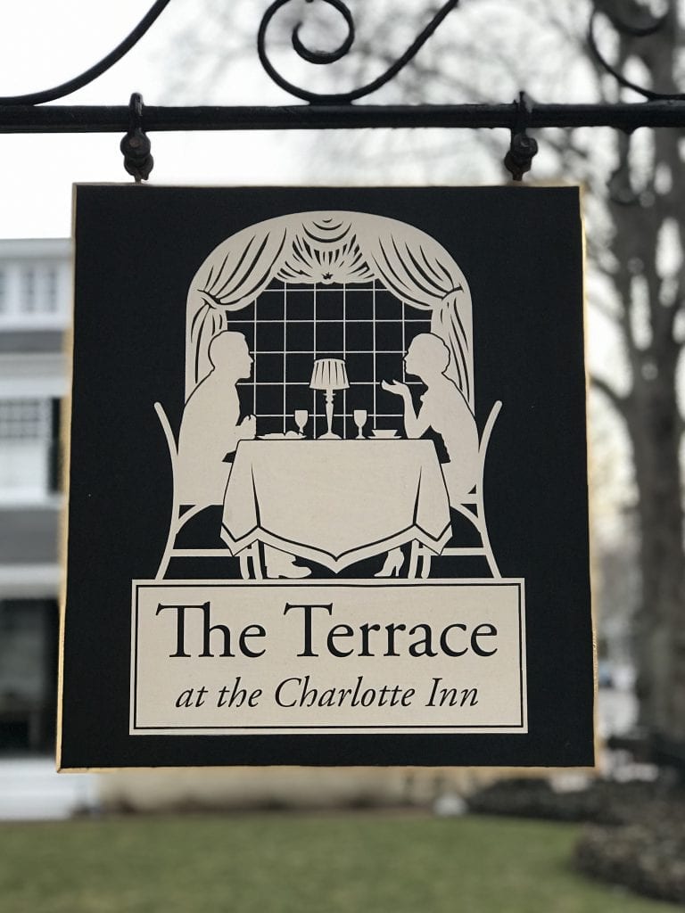 The Terrace at the Charlotte Inn Edgartown Fine Dining Martha's Vineyard 