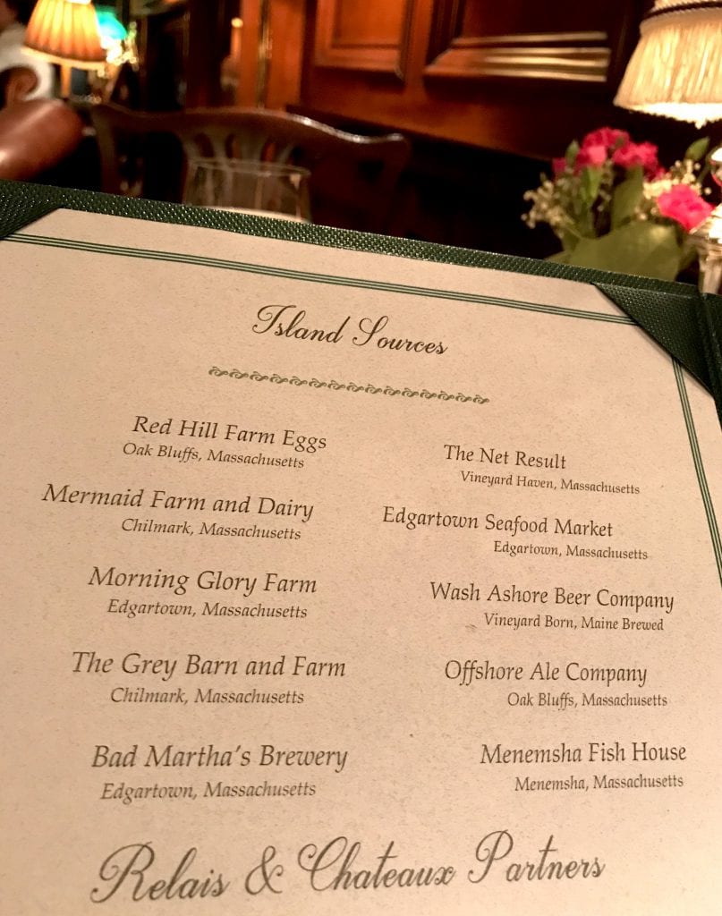 The Terrace at the Charlotte Inn Edgartown Fine Dining Martha's Vineyard 