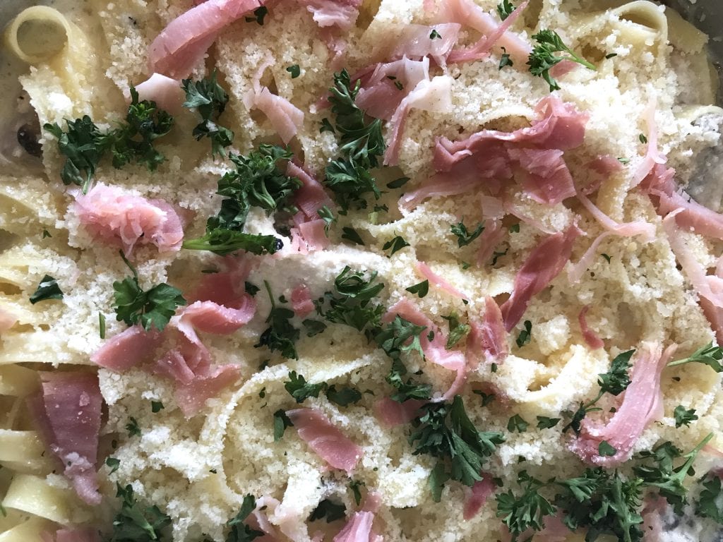 Jimmy Seas Pan Pasta Fettuccini Juliet Dining Out Martha's Vineyard 