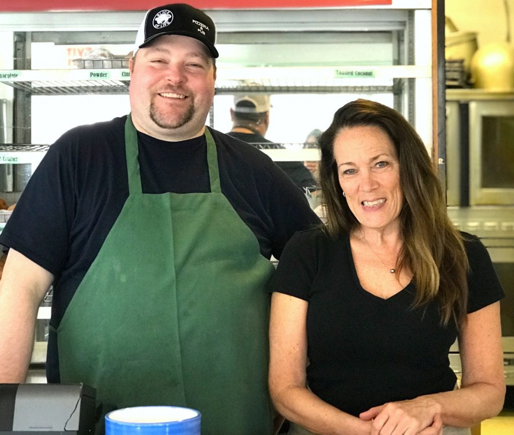 Life at Humphrey's VIneyard Haven Martha's Vineyard Restaurant partners Pete Smyth, of Slice of Life, and Donna Diaz of Humphreys Bakery