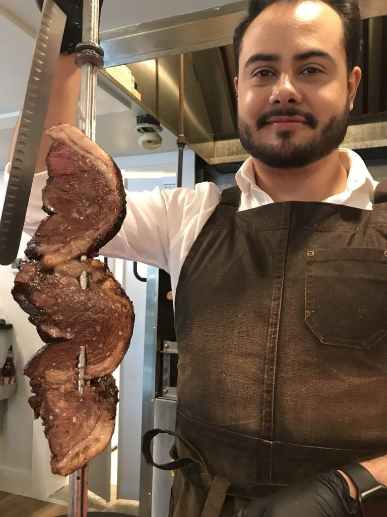 Golden Bull Brazilian Steakhouse Rodízio Style Meat Carving On Martha's Vineyard