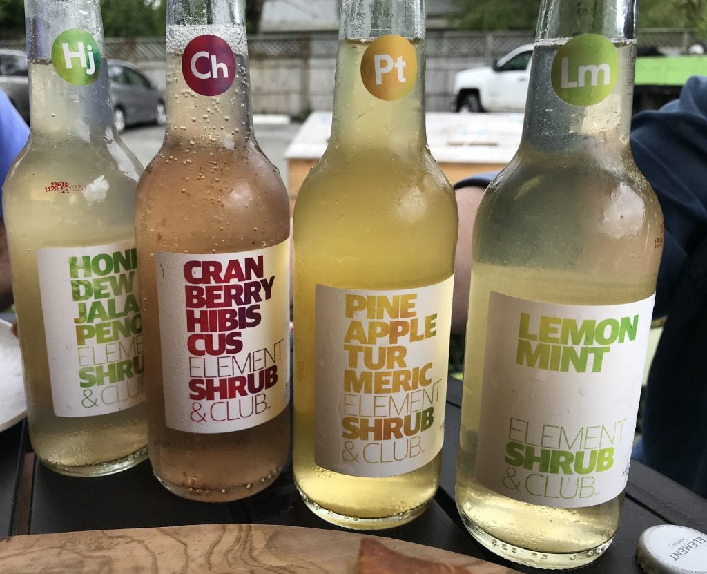 Element Shrub & Club Drinks At Katama General Store Martha's Vineyard