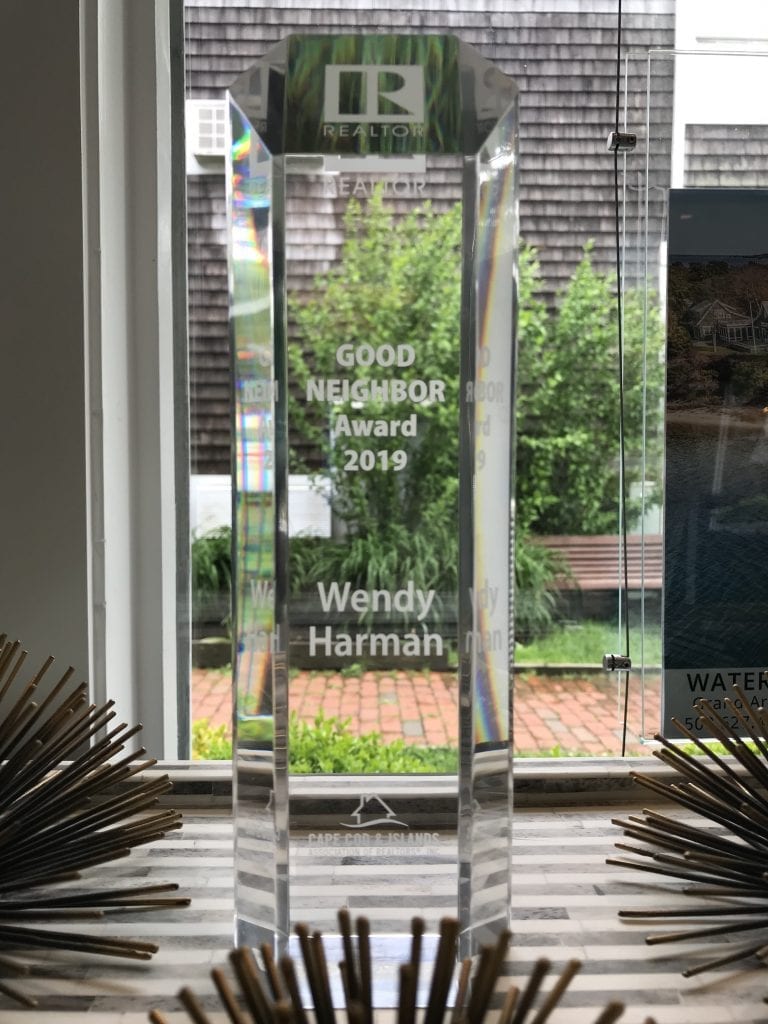 Good Neighbor Award Cape Cod & the Islands Association of Realtors Point B Realty Marthas Vineyard Teddy Bear Suite Heathy Happy Kids Marthas Vineyard Boys & Girls Club 