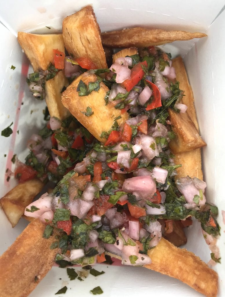 Yucca Fries Fried Chicken Sandwich Nomans Restaurant Martha's Vineyard 