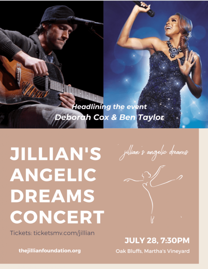 Marthas Vineyard Ben Taylor Deborah Cox The Jillian Foundation 