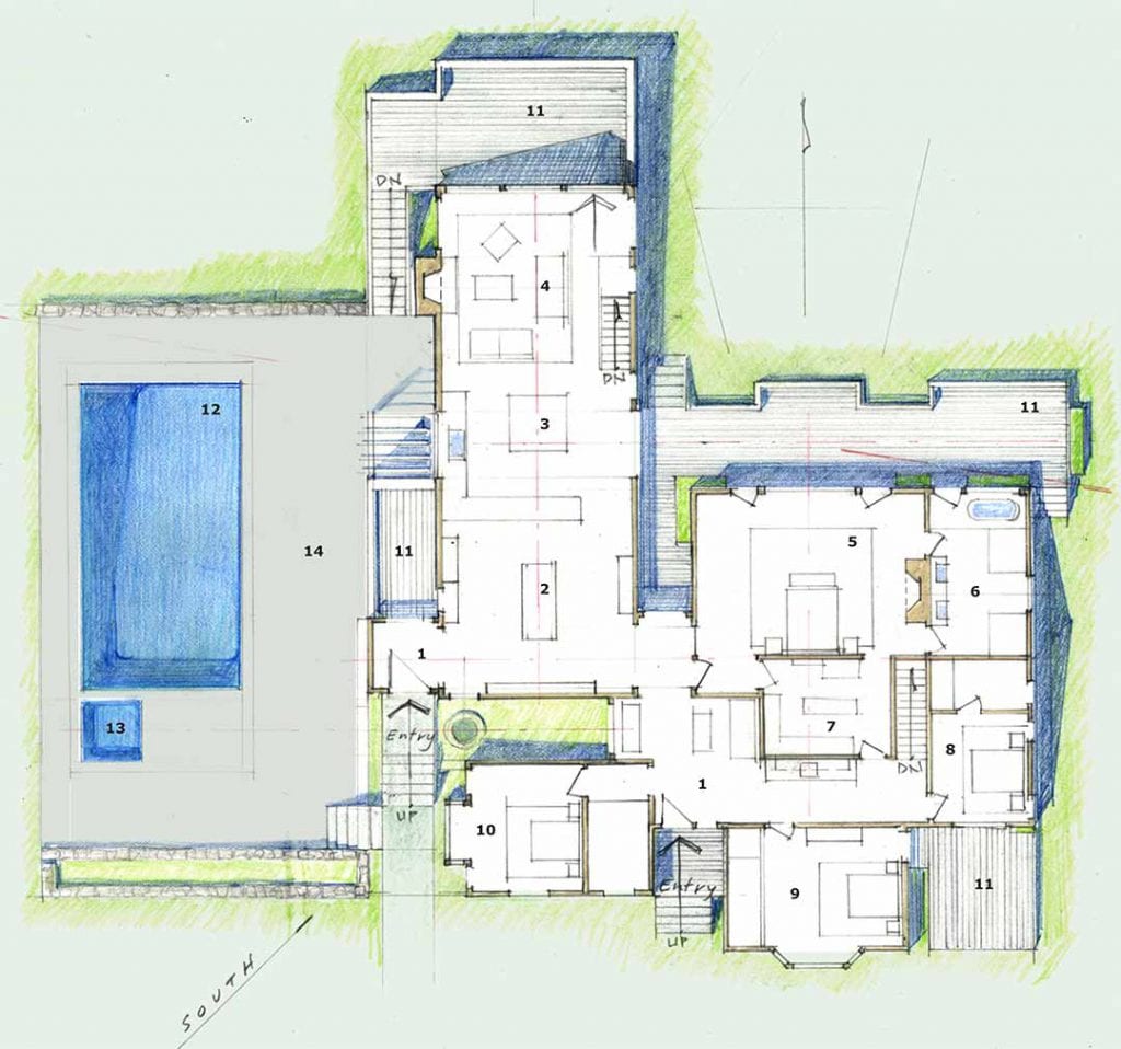 Renovation Design Concept By Breese Architects For 82 Turkeyland Cove Road Edgartown MA 02539 Martha's Vineyard