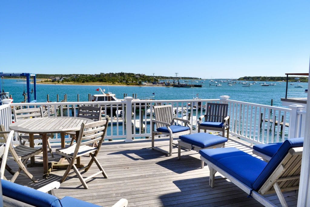Sweeping Water Views Of Vineyard Sound, Edgartown Harbor, Edgartown Lighthouse And Cahppaquiddick
