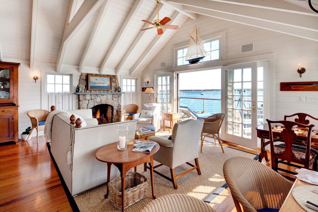 Martha's Vineyard Real Estate For Sale Waterfront Compound On Historic Edgartown Harbor 2 & 4 Morse Street Edgartown MA 02539 Offered By Point B Realty - Please Inquire