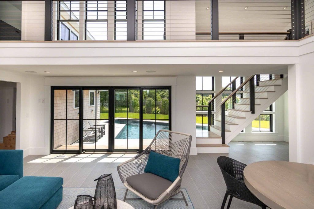 Katama Coastal Retreat Great Room Point B Exclusive Rental Newly Listed On Martha's Vineyard