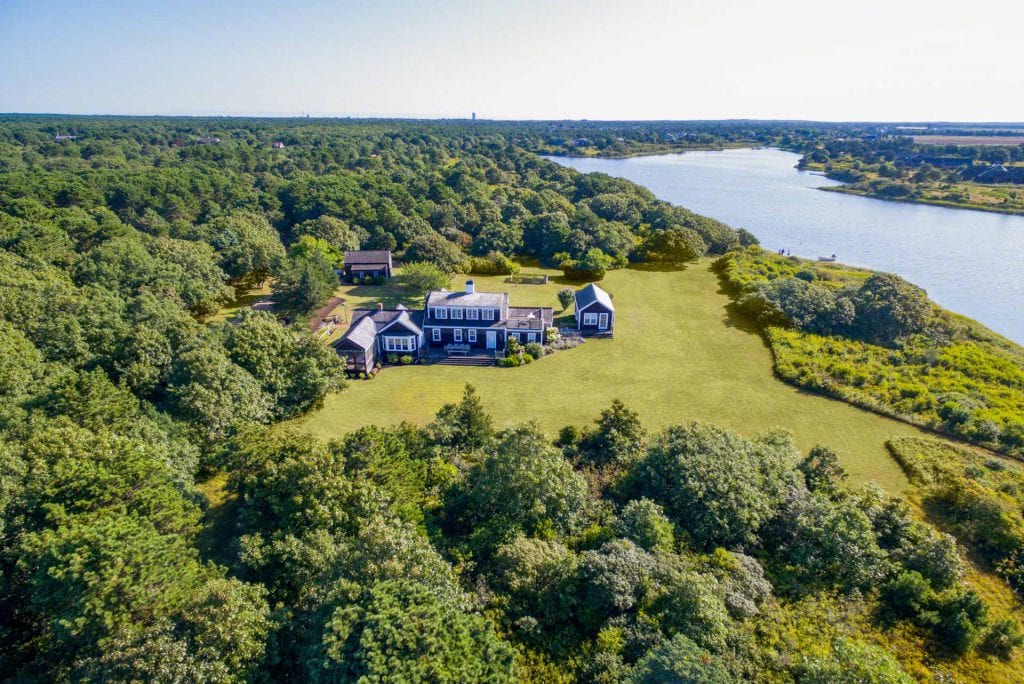 Edgartown Great Pond Waterfront Home 55 Kings Point Way Edgartown MA 02539 Point B Realty Exclusive Listing 
