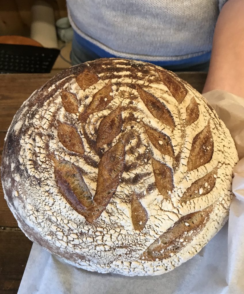The Bakery At The Grey Barn And Farm On Martha's Vineyard Freshly Made Sour Dough Boule Loaths