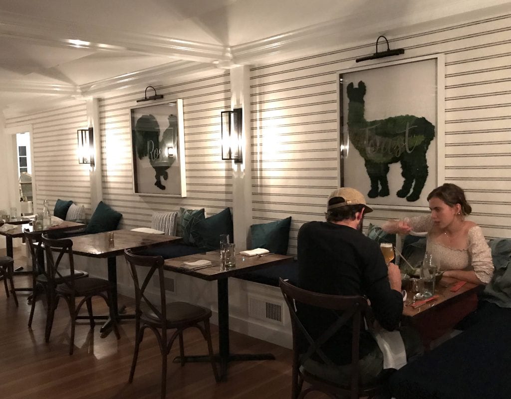 Martha's Vineyard Dining out 
The Woods at Lambert's Cove Inn