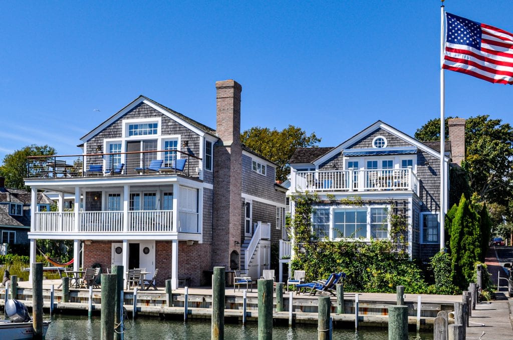 2 and 4 Morse Edgartown MA 02539 Martha's Vineyard Edgartown Harbor Waterfront Home For Sale Point B Realty Exclusive Listing