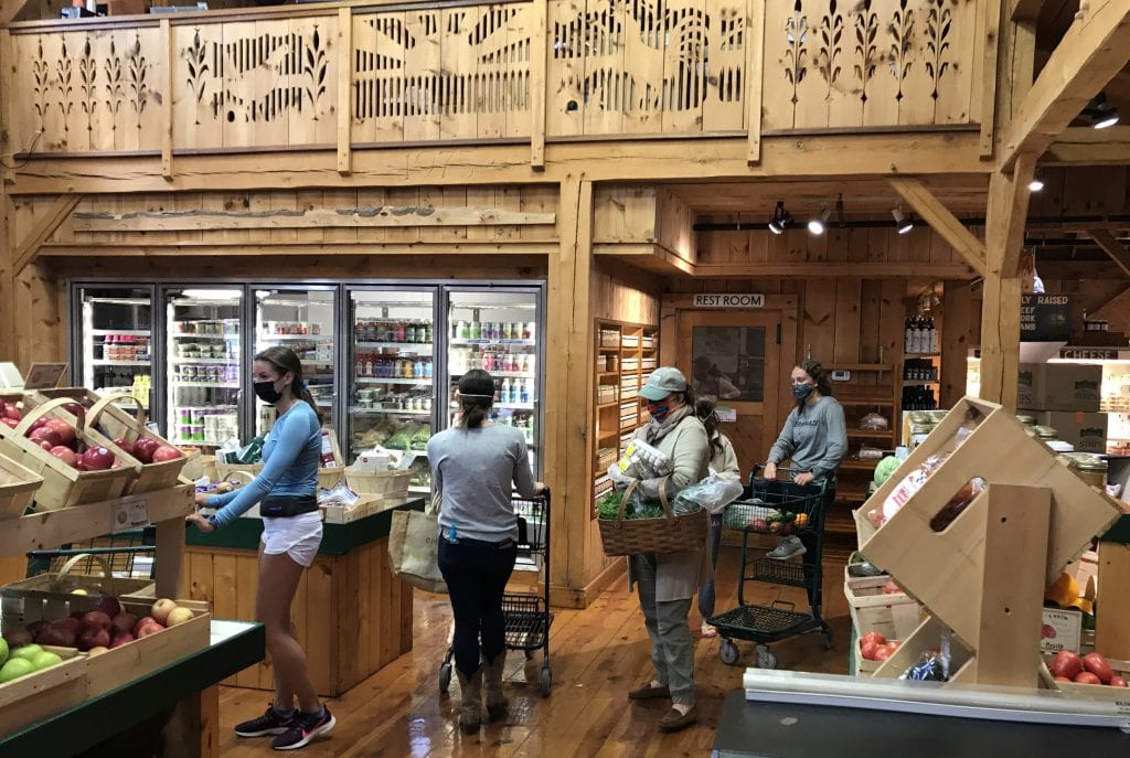 Social Distance Shopping At Morning Glory Farm Martha's Vineyard WE LOVE MV