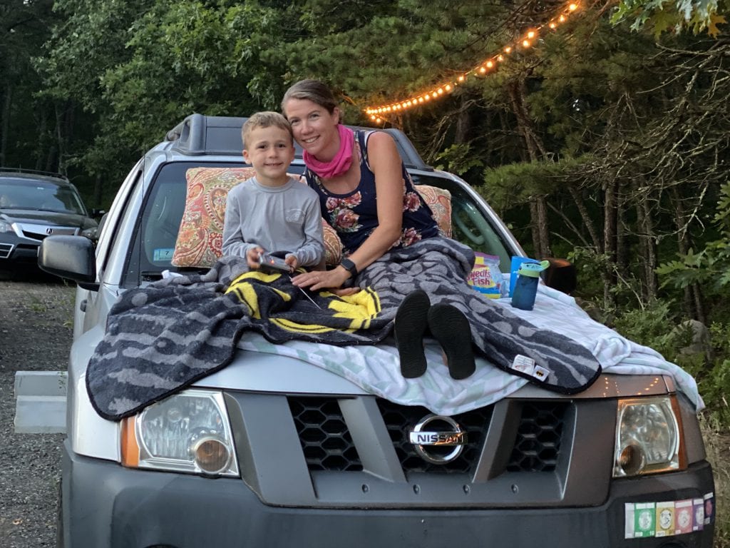 Mother + Son Moment At The vineyard's Summer Drive-In We Love MV Drive-In Movies 