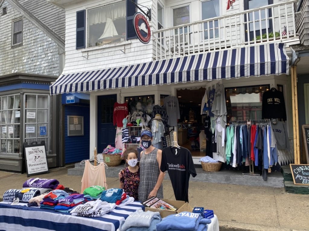 WE LOVE MV: MV Masquerade Outdoor Dining And Shopping - Exploring Outdoor Shops Oak Bluffs Martha's Vineyard Shopping