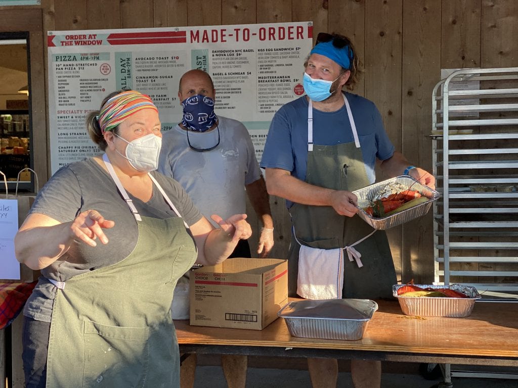 The Lobster Bake Crew At The Katama General Store Monday Night Lobster Bake
