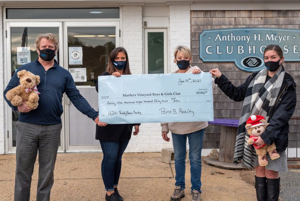 Martha’s Vineyard Teddy Bear Suite
Martha’s Vineyard Boys & Girls Club
Point B Realty
Fundraiser