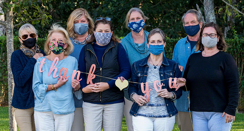 Point B Rental Team With Big Thank You's To Hundreds of Vacation Rental Clients And Customers