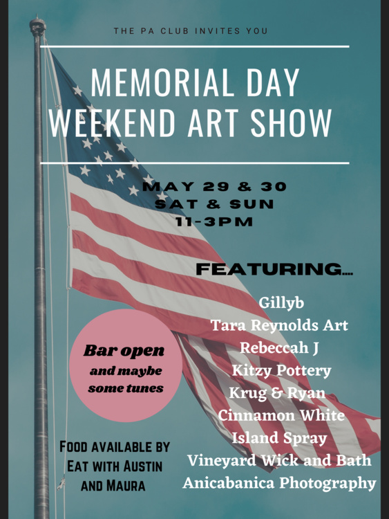 Martha’s Vineyard 
Memorial Day Weekend
Point B Realty 
Shop Local
