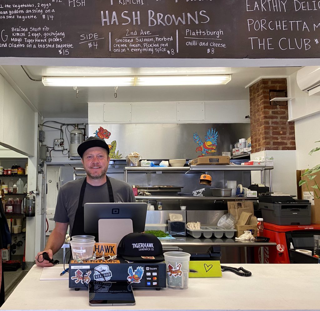 Tigerhawk Sandwich Co.
Oak Bluffs
Martha's Vineyard 
Chef owned
Jimmy Alvarado
Nathaniel Wade