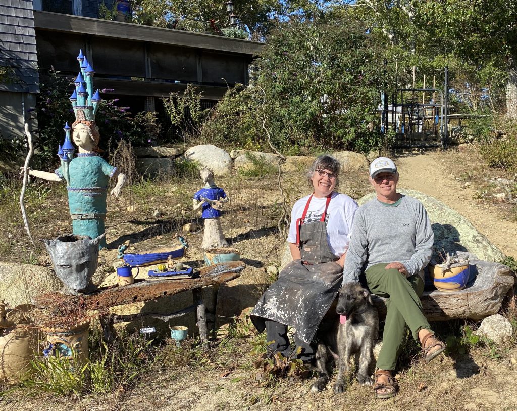 Heather Geoff
Bill O'Callaghan
Local Artists
Island Folk Pottery
Island Folk Pottery Sculpture Trail
Chilmark 
Martha's Vineyard
Family Friendly Activities 
Local Artists 
Pottery