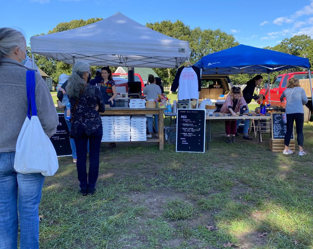 West Tisbury Farmers Market
Stoney Hill Pizza 
Fall on Martha's Vineyard 
Shop local
Eat Local