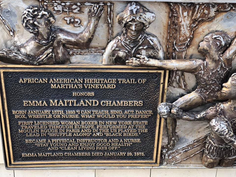 Black History MV: African American American Heritage Trail Oak Bluffs Emma Maitland Chambers 