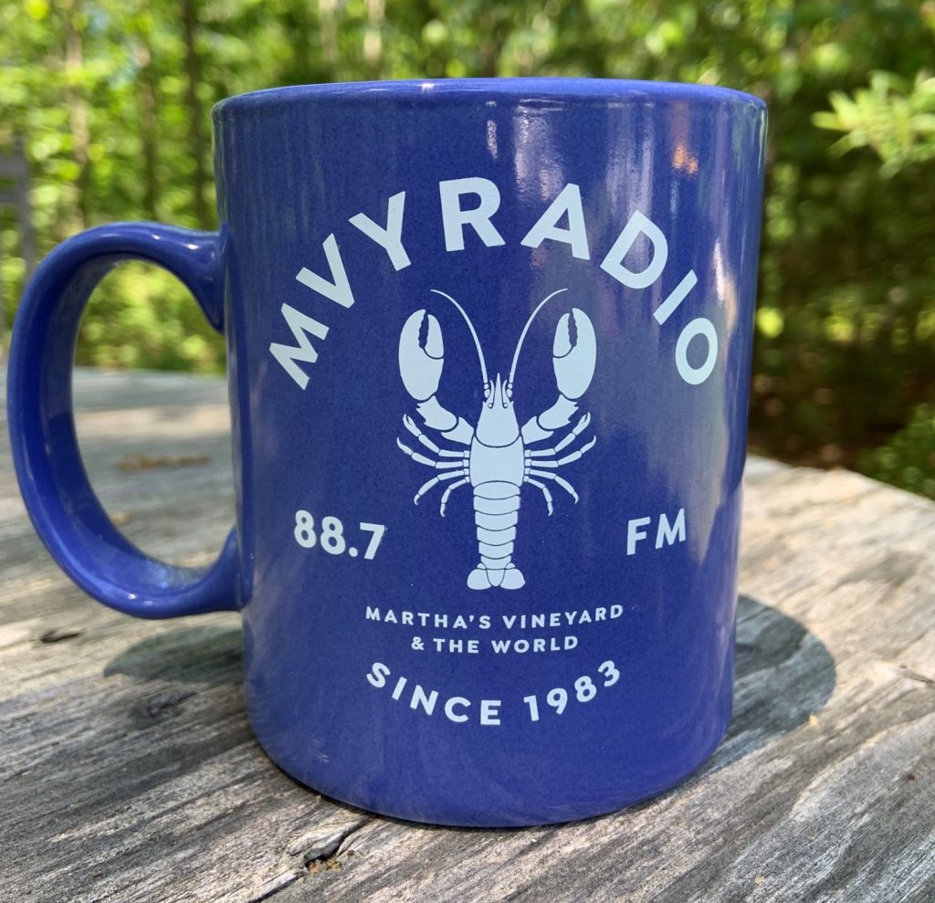 MVY Radio
Marthas Vineyard and the World Community Supported Radio 
WMVY 
Coffee Mug 
Swag