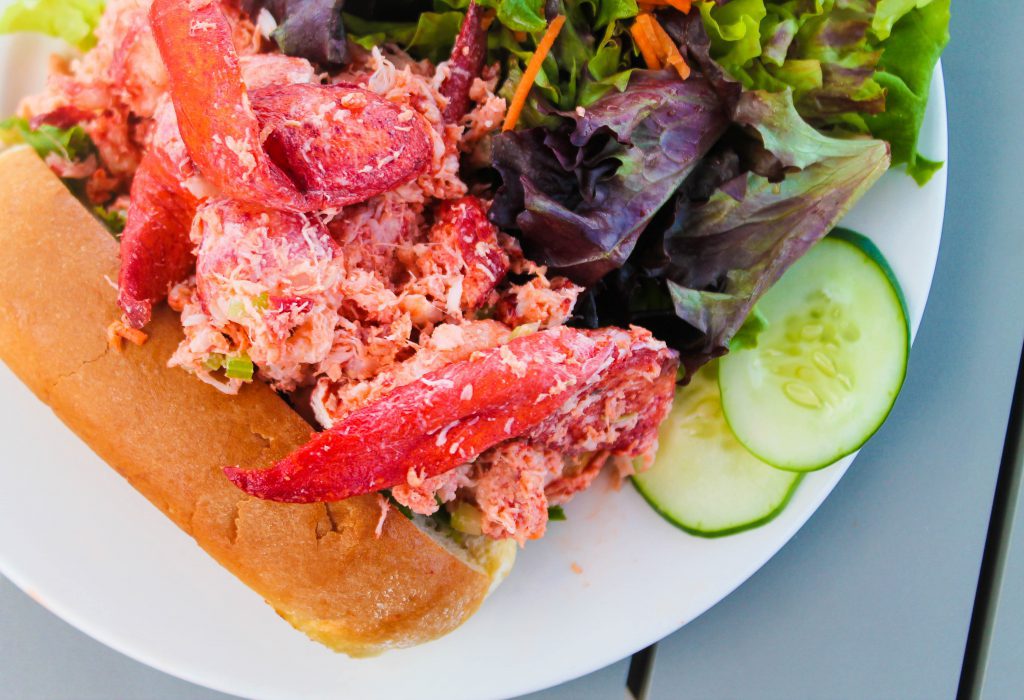 Where to Eat Lobster Rolls on Martha's Vineyard Cold Lobster Roll At The Seafood Shanty Edgartown