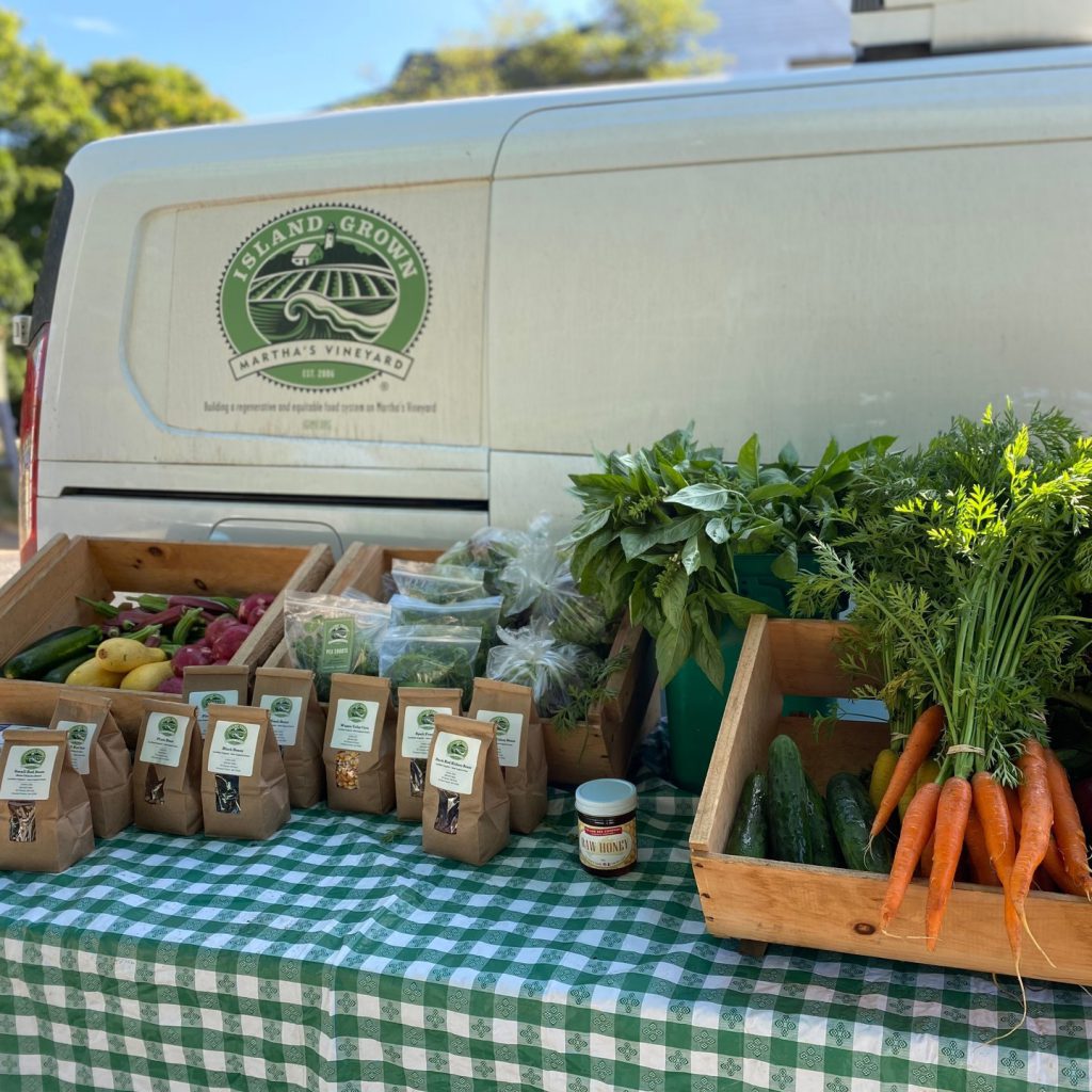 Giving Season Spotlight: 10 Martha's Vineyard Non-Profits Making a Difference Island Grown Initiative Island Grown Initiative runs a mobile market that brings farm fresh food across the island