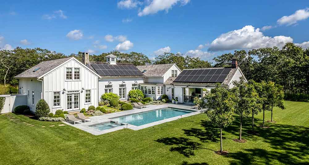 Martha's Vineyard Vacation Rentals Available August Fair Week Modern Farmhouse Compound With Pool And Party Barn In Oyster Pond