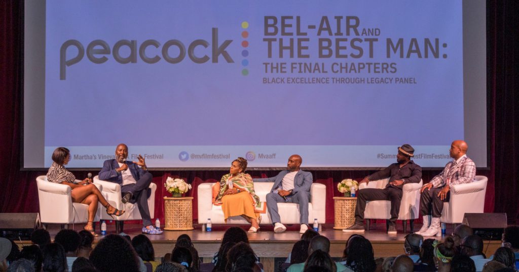 A panel at the Martha's Vineyard African American Film Festival